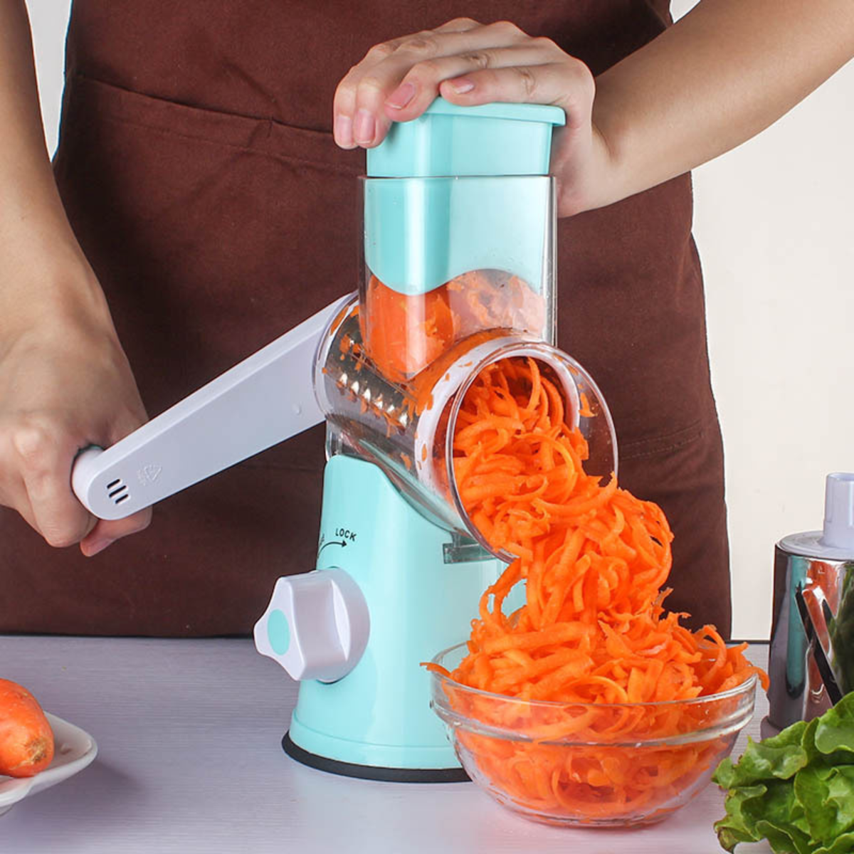 PrepSpin™ Rotary Food Slicer