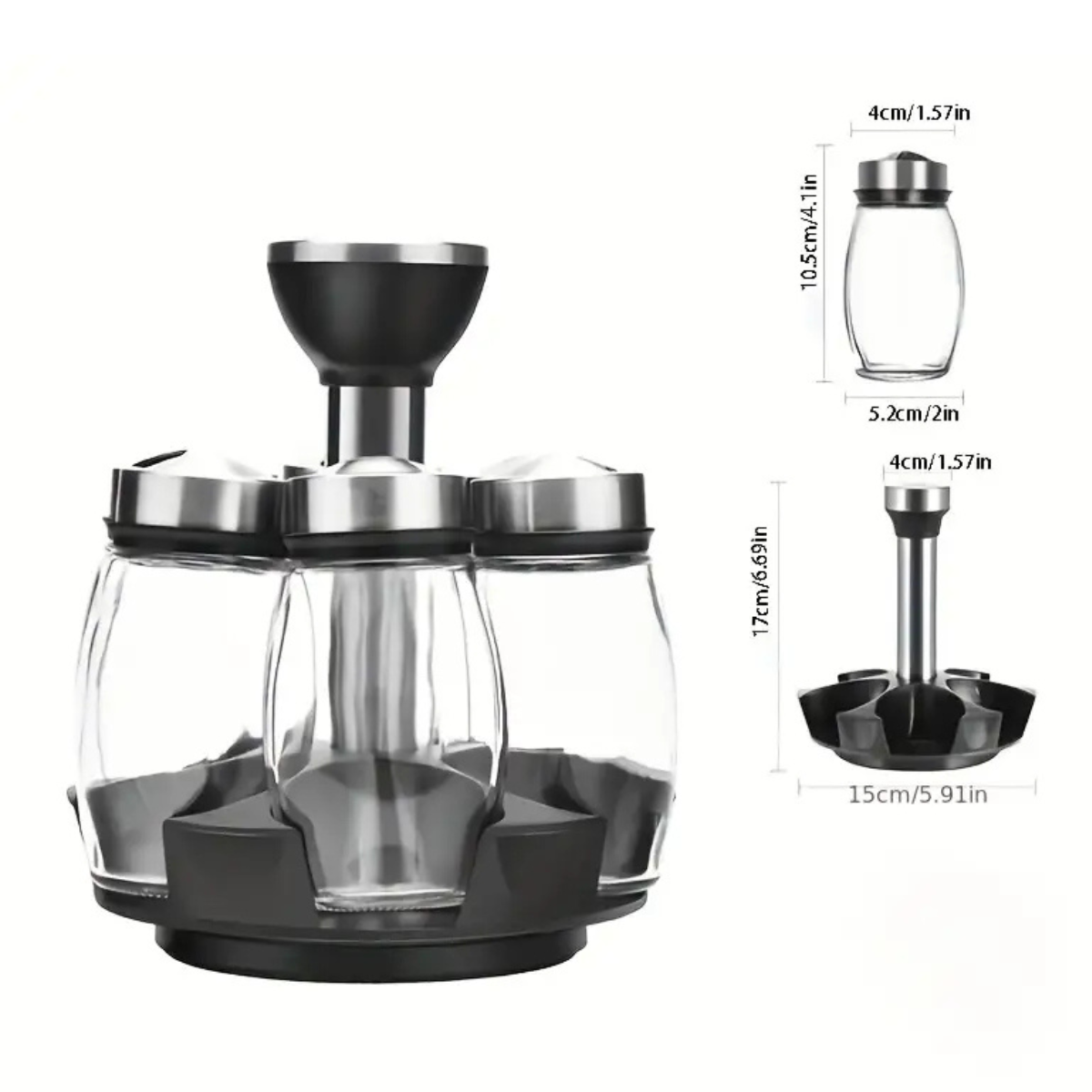 SpiceFlow™ Rotating Spice Rack