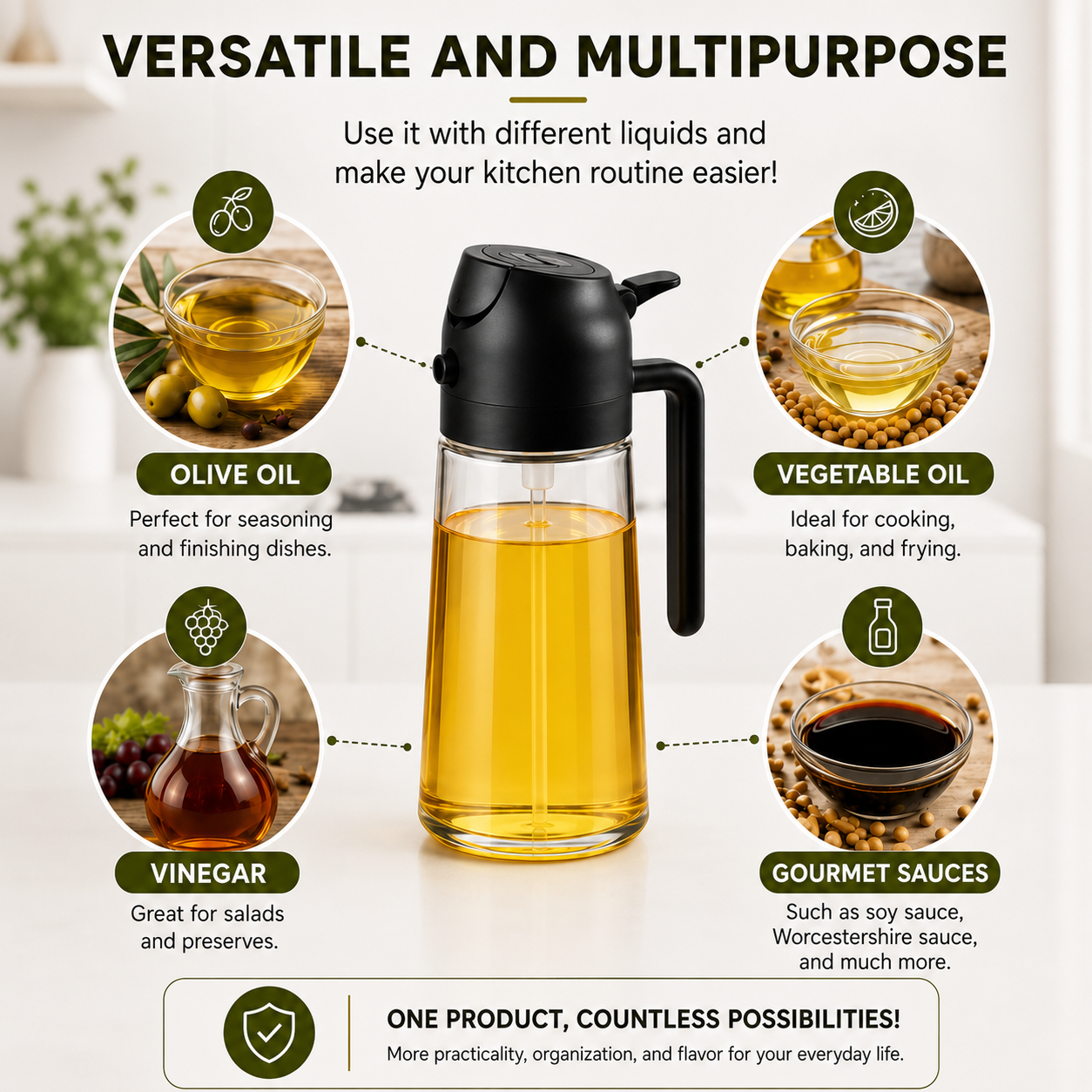 PurePour™ 2-in-1 Oil Sprayer