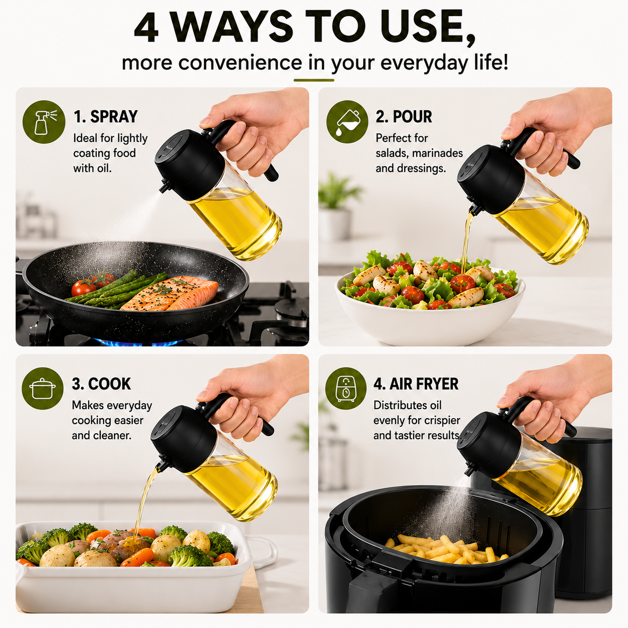 PurePour™ 2-in-1 Oil Sprayer
