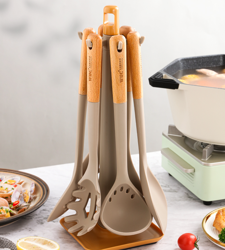 WoodSil™ Silicone Utensil Set